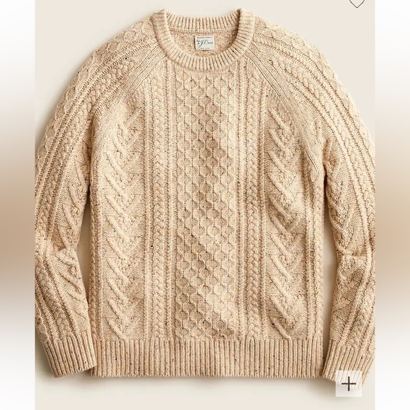 J. Crew Other - JCrew Cable Crewneck Sweater